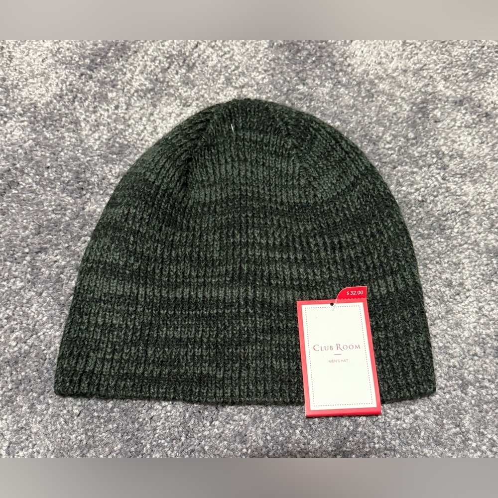 Club Room Men’s Knit Beanie Hat NWT